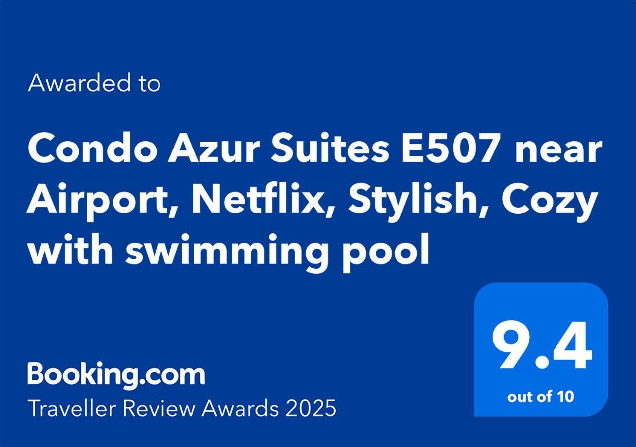 Condo Azur Suites E507 Near Airport, Netflix, Stylish, Cozy With Swimming Pool Lapu-Lapu City Exterior photo